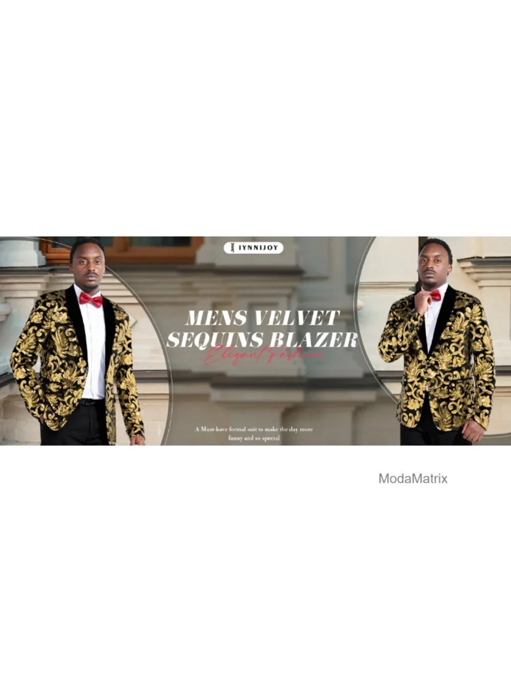 Mens Velvet Sequins Blazer Slim Fit Shawl Collar Tuxedo Party Jacket
